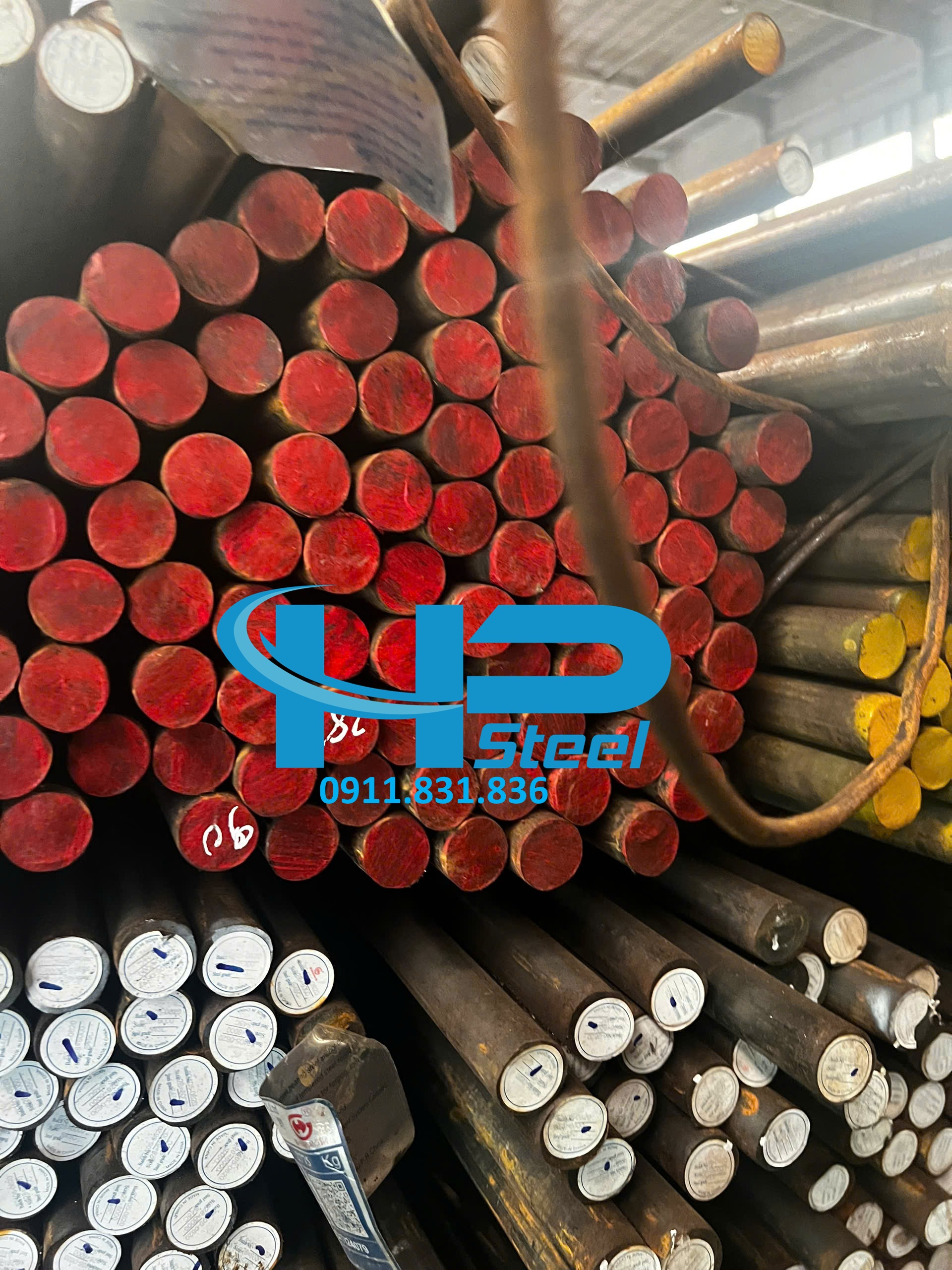 Thép tròn đặc phi 40 tại kho