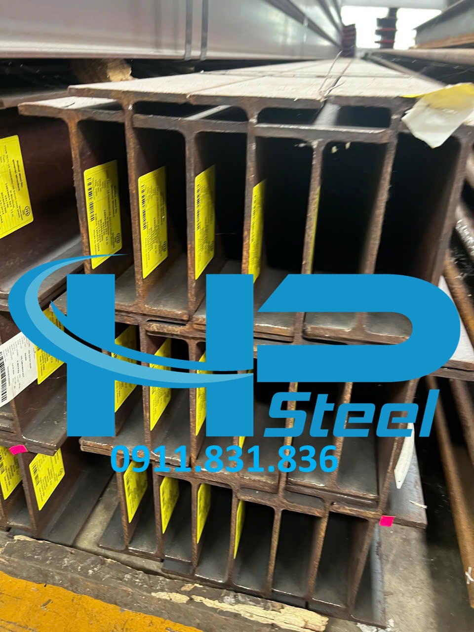 Thép hình H244x175x7x11 hình ảnh tại kho thép Hoàng Phương