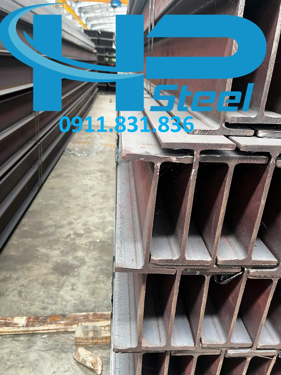 Thép hình H294x200x8x12 hình ảnh tại kho thép Hoàng Phương