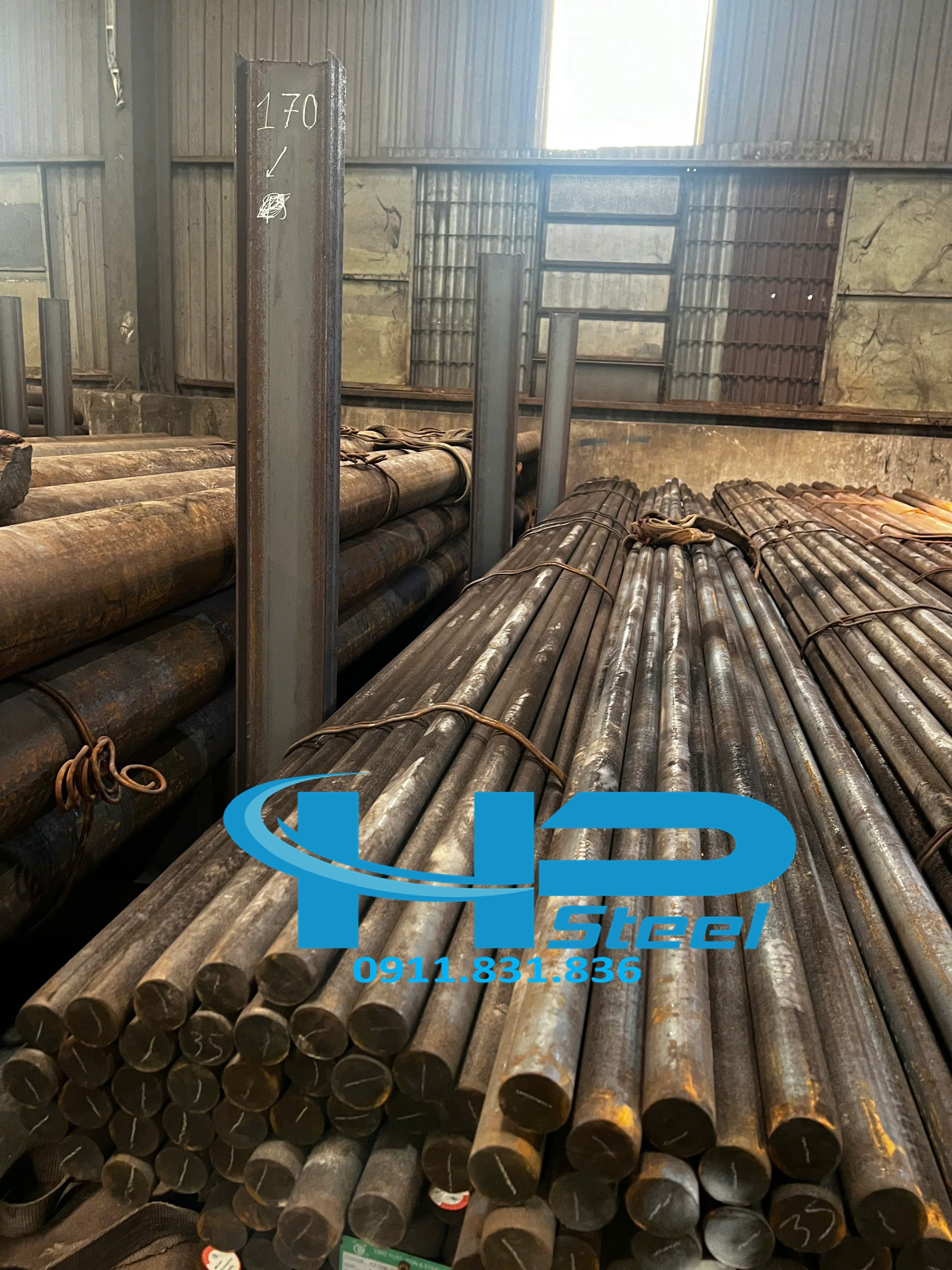 thép tròn đặc phi 280/d280 hình ảnh có sẵn tại kho thép Hoàng Phương