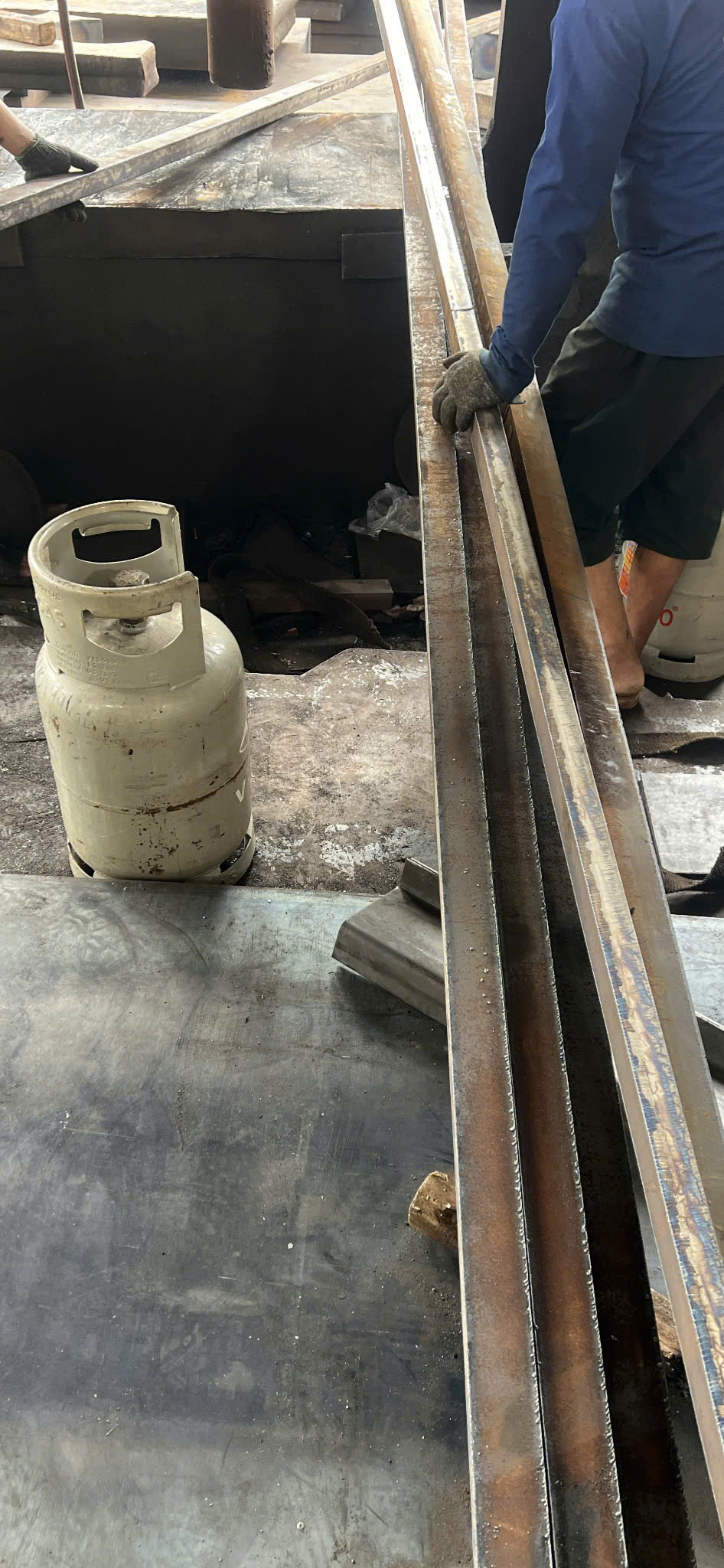 hình ảnh tại kho thép Hoàng Phương